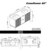 Coneflower- 60" Double Sink, WALNUT Solid wood Bathroom Vanity with White Quartz top - Construction Commodities Supply Inc.