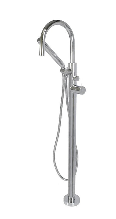 KODAEN-F71106, Chrome Thermostatic Free standing Bathtub Faucet