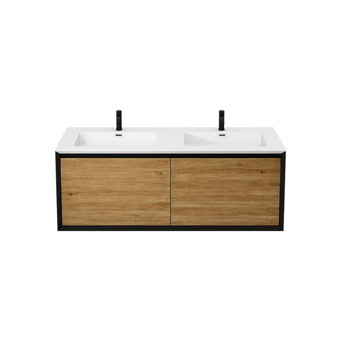 RUBI- Terra Double sink Wall mount Washbasin cabinet