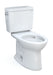 TOTO - DRAKE® TWO-PIECE TOILET, 1.28 GPF, ELONGATED BOWL - UNIVERSAL HEIGHT (LESS SEAT) - Construction Commodities Supply Inc.