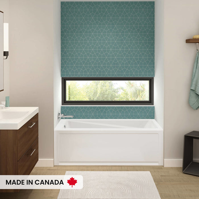 MAAX EXHIBIT 30 x 60 ,Skirted Bathtub Left Side Drain White ** BPICK UP IN STORE ONLY **