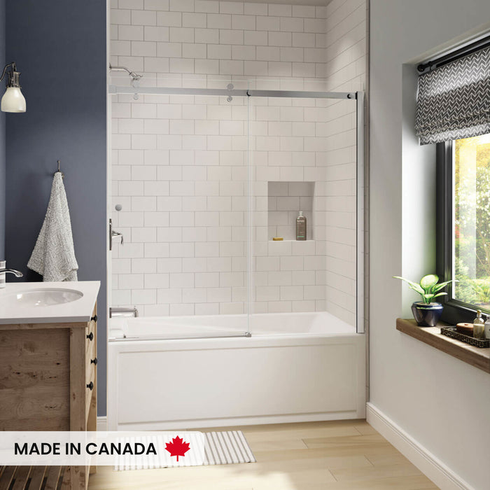 MAAX EXHIBIT 30 x 60 ,Skirted Bathtub Left Side Drain White ** BPICK UP IN STORE ONLY **