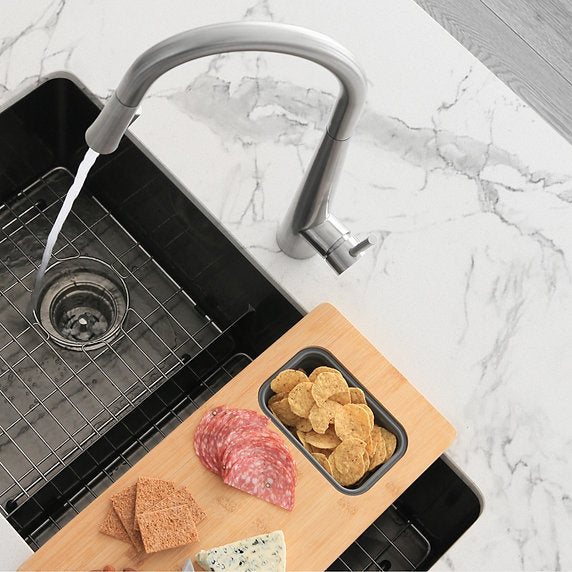 STYLISH-SIENA K-135 Pull-Down Kitchen Faucet - Stainless Steel - Construction Commodities Supply Inc.