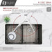 STYLISH-SIENA K-135 Pull-Down Kitchen Faucet - Chrome - Construction Commodities Supply Inc.