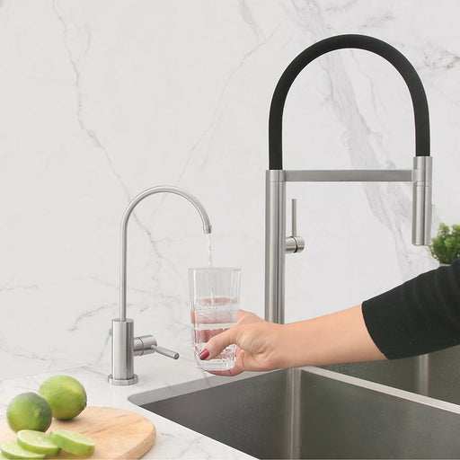 STYLISH-LODI Single Handle Cold Water Tap - STAINLESS STEEL - Construction Commodities Supply Inc.