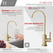 STYLISH-LODI Single Handle Cold Water Tap - BRUSHED GOLD - Construction Commodities Supply Inc.