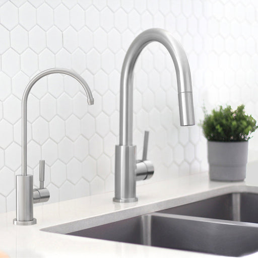 STYLISH-LODI Single Handle Cold Water Tap - STAINLESS STEEL - Construction Commodities Supply Inc.