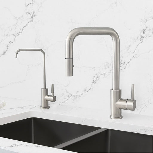 STYLISH-MELFI Single Handle Cold Water Tap - STAINLESS STEEL - Construction Commodities Supply Inc.