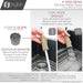 STYLISH-SIENA K-135 Pull-Down Kitchen Faucet - Stainless Steel - Construction Commodities Supply Inc.