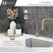 STYLISH-MELFI Single Handle Cold Water Tap - BRUSHED GOLD - Construction Commodities Supply Inc.
