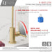 STYLISH-LODI Single Handle Cold Water Tap - BRUSHED GOLD - Construction Commodities Supply Inc.