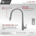 STYLISH-SIENA K-135 Pull-Down Kitchen Faucet - Stainless Steel - Construction Commodities Supply Inc.
