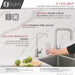 STYLISH-MELFI Single Handle Cold Water Tap - STAINLESS STEEL - Construction Commodities Supply Inc.