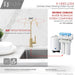 STYLISH-LODI Single Handle Cold Water Tap - BRUSHED GOLD - Construction Commodities Supply Inc.