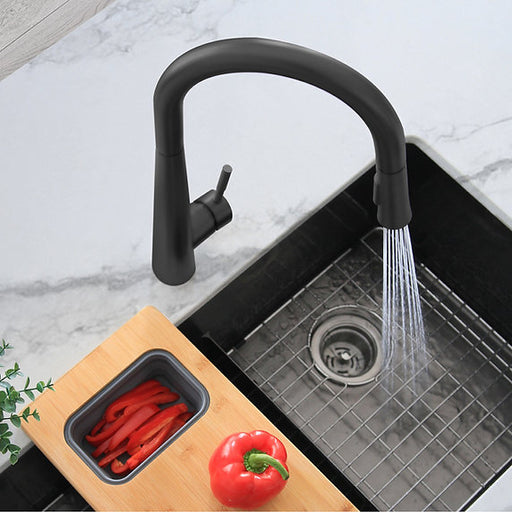 STYLISH-SIENA K-135 Pull-Down Kitchen Faucet -Black - Construction Commodities Supply Inc.