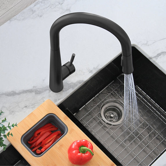 STYLISH-SIENA K-135 Pull-Down Kitchen Faucet -Black - Construction Commodities Supply Inc.