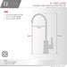 STYLISH-LODI Single Handle Cold Water Tap - BRUSHED GOLD - Construction Commodities Supply Inc.