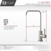 STYLISH-MELFI Single Handle Cold Water Tap - STAINLESS STEEL - Construction Commodities Supply Inc.
