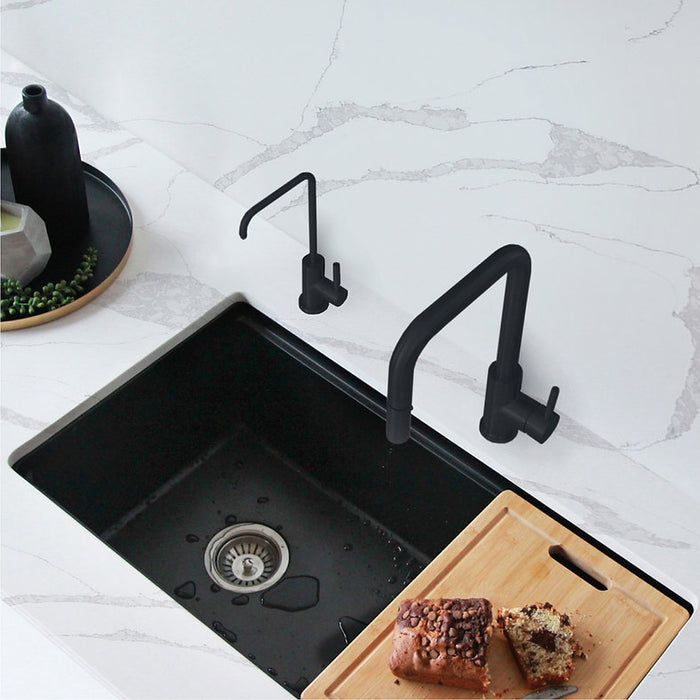 STYLISH-MELFI Single Handle Cold Water Tap - MATT BLACK - Construction Commodities Supply Inc.