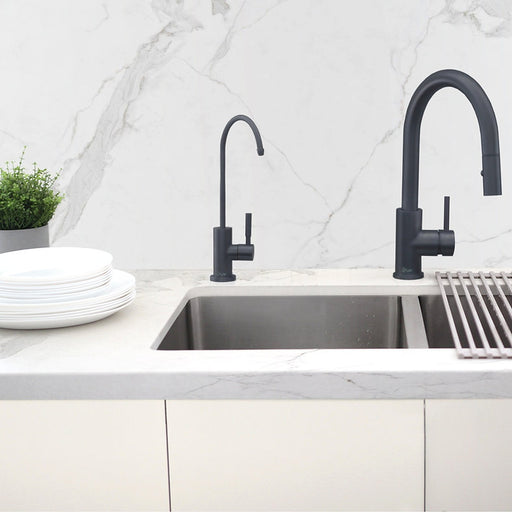 STYLISH-LODI Single Handle Cold Water Tap - MATT BLACK - Construction Commodities Supply Inc.