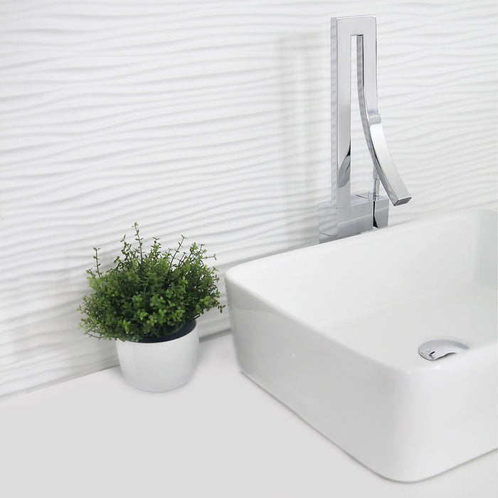 Stylish -18'' BOLD P-223W Vessel Sink