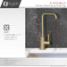 STYLISH-MELFI Single Handle Cold Water Tap - BRUSHED GOLD - Construction Commodities Supply Inc.