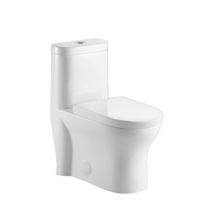 Neptune Florence One Piece 4.1/6L Dual Flush Elongated Toilet White ** PICKUP IN STORE ONLY**