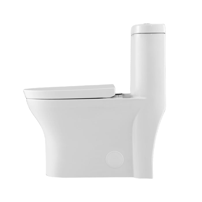 Neptune Florence One Piece 4.1/6L Dual Flush Elongated Toilet White ** PICKUP IN STORE ONLY**