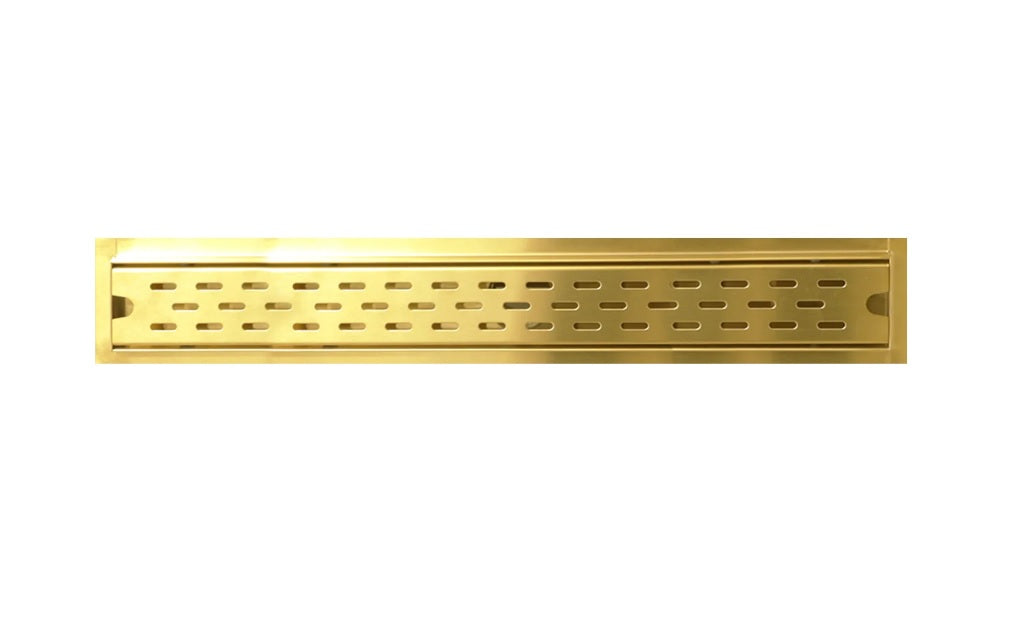 Linear Drain, 24" x 3" Stainless Steel (Black, Gold, Brushed Nickel)