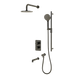 Rubi- Moon 1/2" thermostatic shower kit  with Spout (Valve included ) - Construction Commodities Supply Inc.