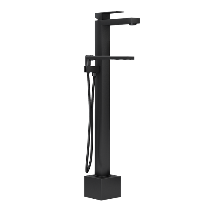 Rubi - Quatro Freestanding Bathtub Faucet, Black