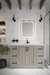 CABINETSMITH- 48" CANADIAN Bathroom Vanity With Quartz top & 6 Drawers (12 COLORS AVAILABLE) - Construction Commodities Supply Inc.