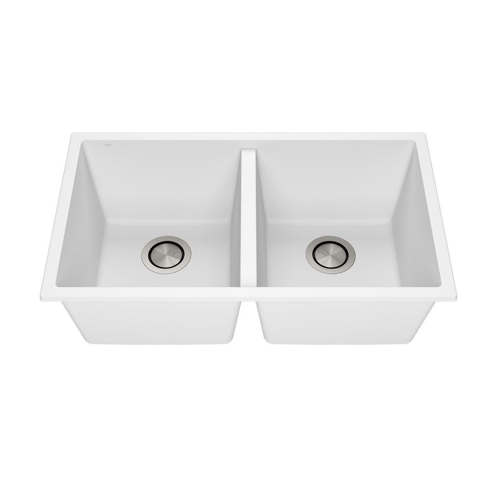 KALIA - Bacia - Kitchen sink 31"  50/50 Double bowl   ( 3 COLORS AVAILABLE )