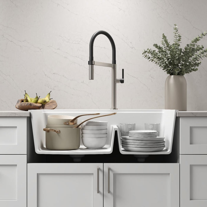 KALIA - Bacia - Kitchen sink 31"  50/50 Double bowl   ( 3 COLORS AVAILABLE )