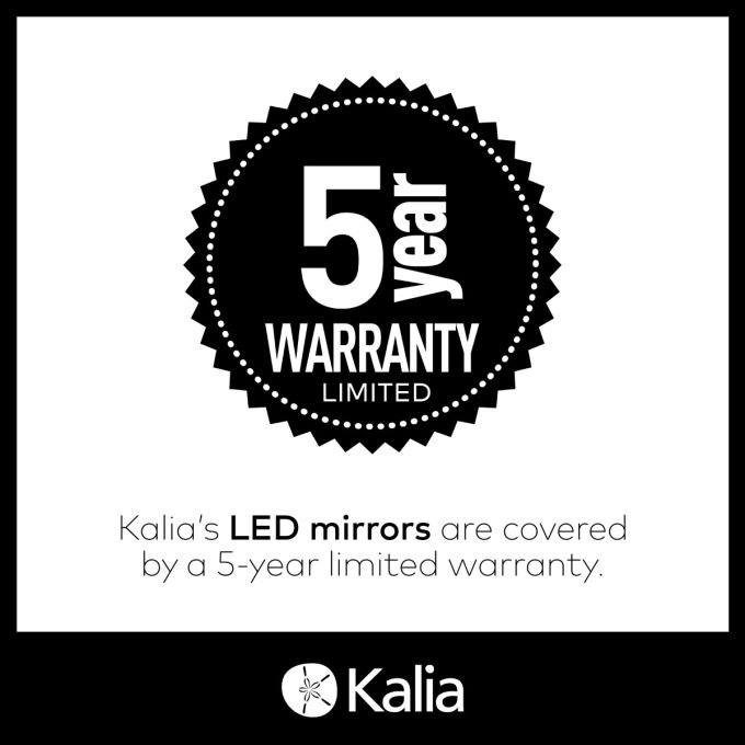 KALIA-NEW ECLIPSE LED-ILLUMINATED BATHROOM MIRROR - 22” X 38”