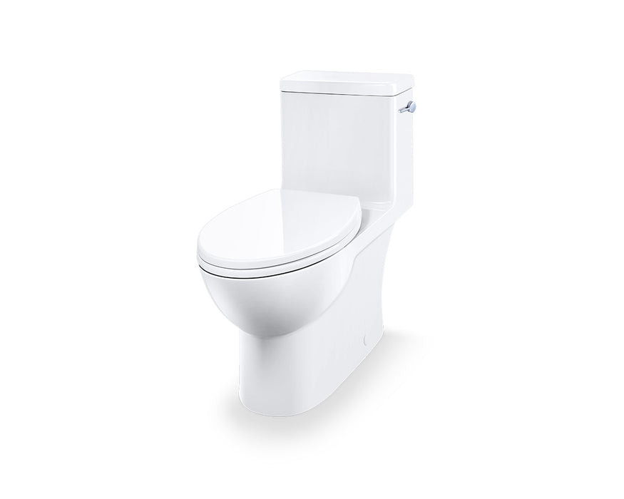 Caroma - Caravelle Smart 270- One Piece (Lever) Easy Height Elongated Toilet 10"/12" Rough ** Same Day / PICK UP IN STORE ONLY **