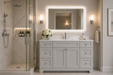 CLASSIC- 60",Single Sink Solid wood Bathroom Vanity (6 COLORS AVAILABLE) With Quartz Countertop - Construction Commodities Supply Inc.