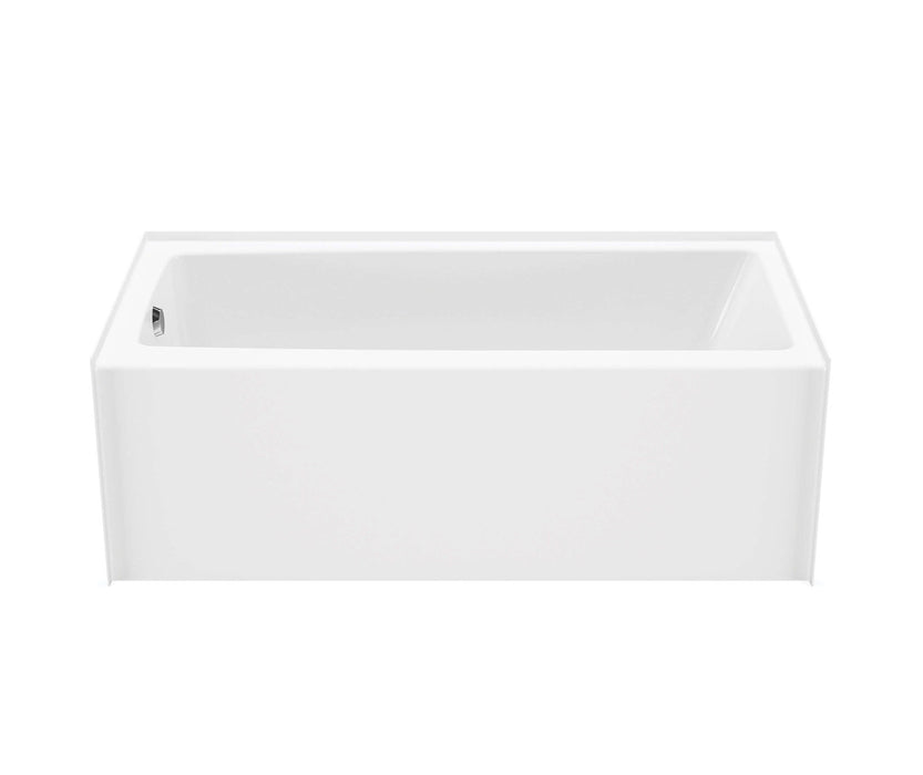 MAAX Mackenzie 6032 AFR AcrylX Alcove Bathtub in White (Left & Right Side Drain )