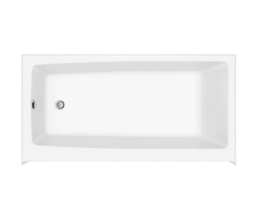 MAAX Mackenzie 6032 AFR AcrylX Alcove Bathtub in White (Left & Right Side Drain )