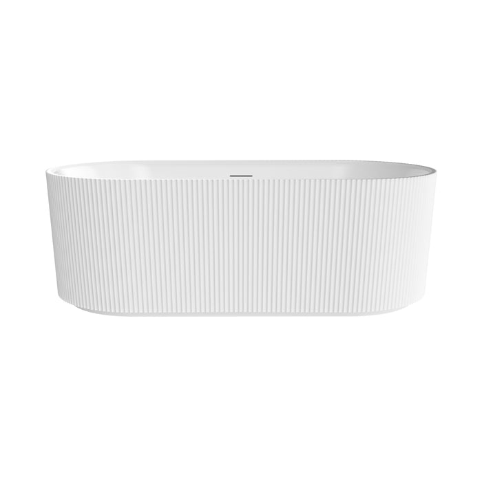 MAAX - Tori 67" x 32" x 23 Acrylic Freestanding Center Drain Bathtub in Gloss White