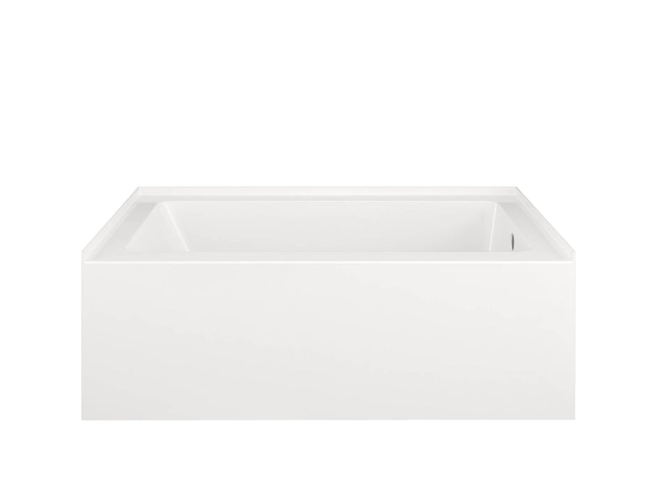 OCEANIA PURE 60" x 30" x 18", Skirted Bathtub Right Side Drain White ** PICK UP IN STORE ONLY **