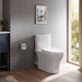TOTO - Aquia IV, Tow piece Elongated Dual Flush Universal Height Skirted Toilet With Soft Close Seat ** PICK UP IN STORE ONLY ** - Construction Commodities Supply Inc.