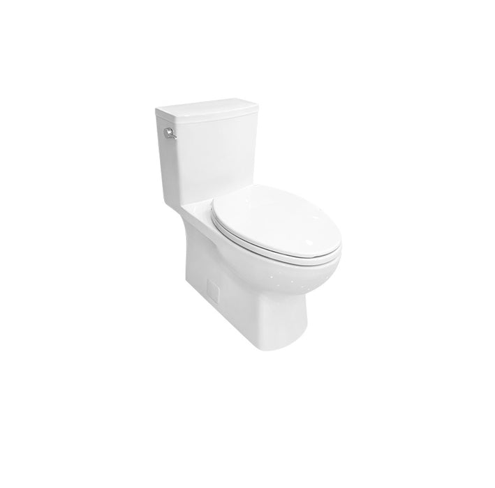 FLUID -Quad One Piece Rimless Easy Height Elongated Toilet,**PICK UP IN STORE ONLY **