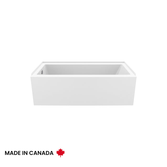 MAAX Rubix 30 x 60  , AFR Acrylic Alcove Right-Hand Drain Bathtub in White ** PICK UP IN STORE ONLY **
