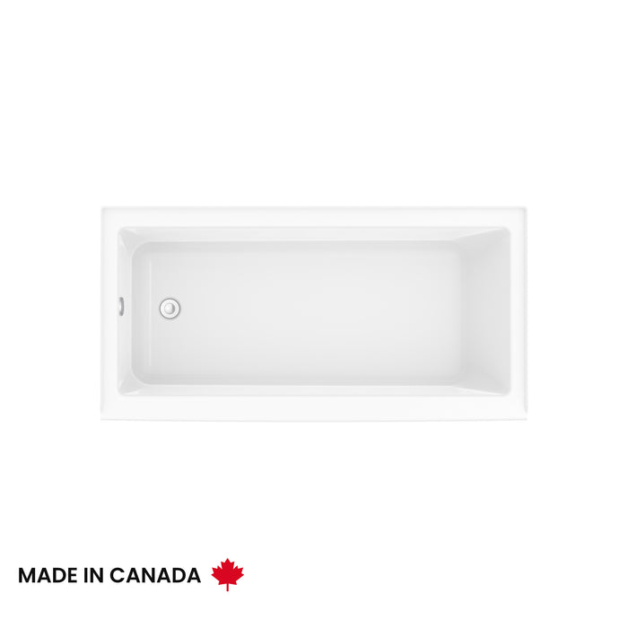 MAAX Rubix 30 x 60  , AFR Acrylic Alcove Right-Hand Drain Bathtub in White ** PICK UP IN STORE ONLY **