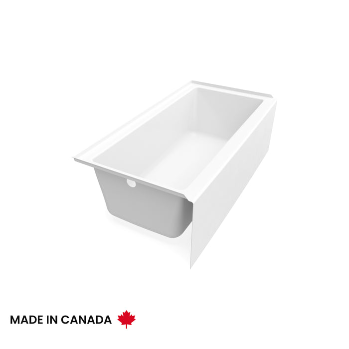 MAAX Rubix 30 x 60  , AFR Acrylic Alcove Right-Hand Drain Bathtub in White ** PICK UP IN STORE ONLY **