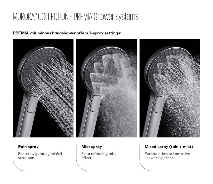 KALIA - PREMIA MOROKA TD2 - Wall arm (2 WAY SHOWER SYSTEMS )