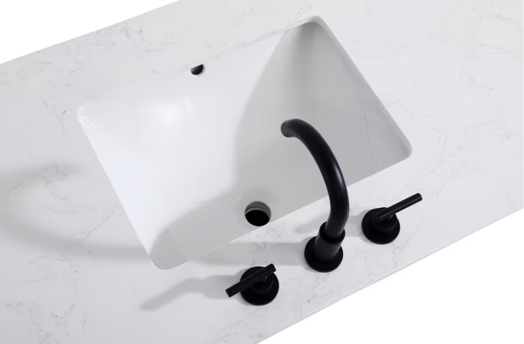 ASHTON- 42" Floor Standing Bathroom Vanity, Marble Countertop ( 3 colors available)