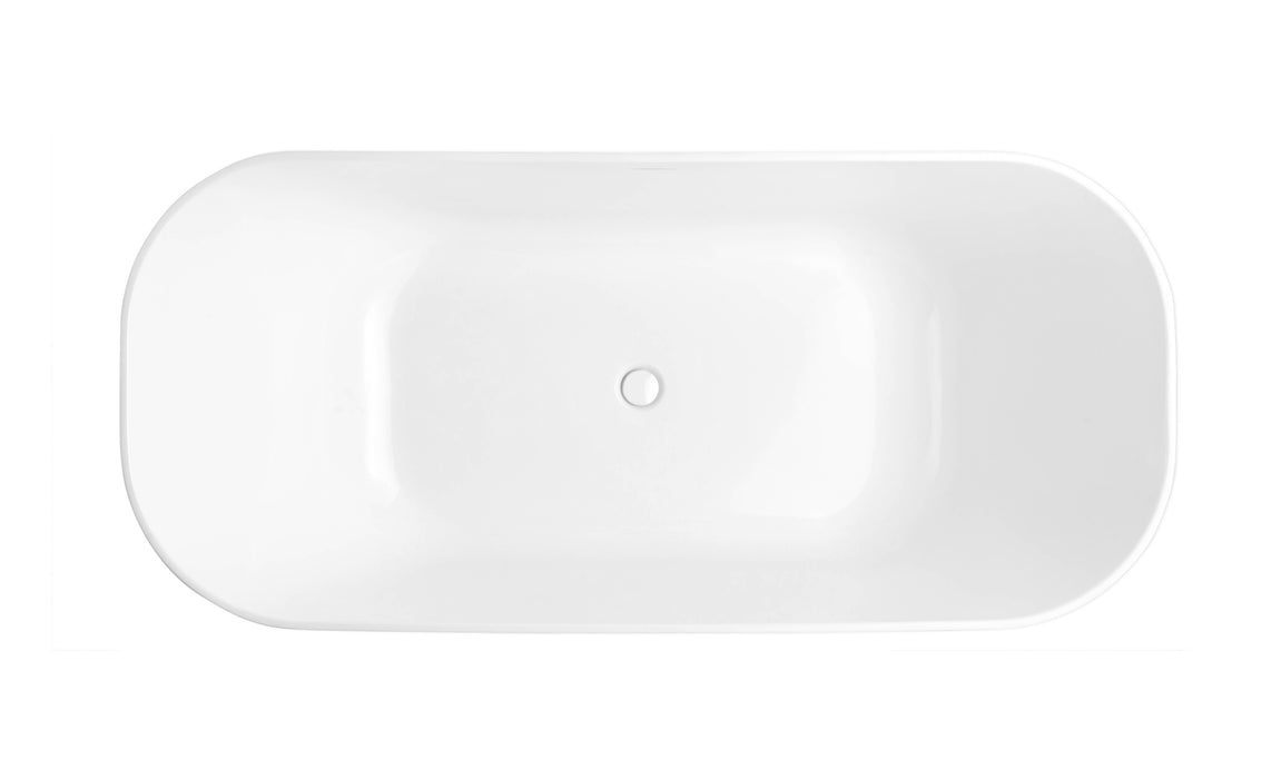 Aquaflo Purity -59" Freestanding Bathtub