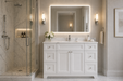 CLASSIC- 60",Single Sink Solid wood Bathroom Vanity (6 COLORS AVAILABLE) With Quartz Countertop - Construction Commodities Supply Inc.